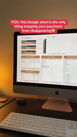 this single-handedly saved my budget🫶 #fyp #budgeting #googlesheets #budgethacks #savemoney #financetok #PersonalFinance #howtobudget