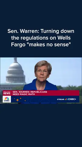 Sen. Elizabeth Warren on Wednesday said that with several allegations in the past year of Wells Fargo engaging in money laundering and consumer fraud, it 