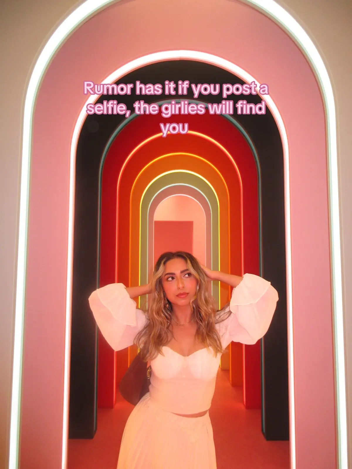 This was taken at the Museum of Ice Cream 🍦 I’m obsessed with how this came out #lookdujour #outfitoftheday 