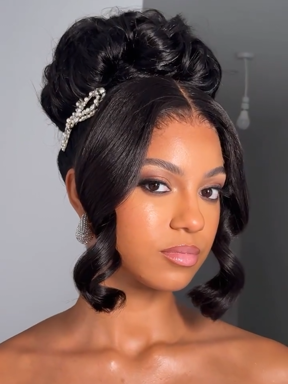 wedding hairstyle made 
