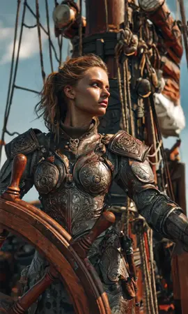 Ocean adventure #oceanadventure #sunsetatsea #strongwomen #piratelife #pirategirl 