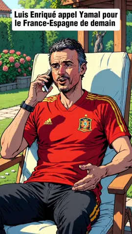 Luis Enriqué veut pas voir la France gagné le match  #footballtiktok #france #fff #yamal 