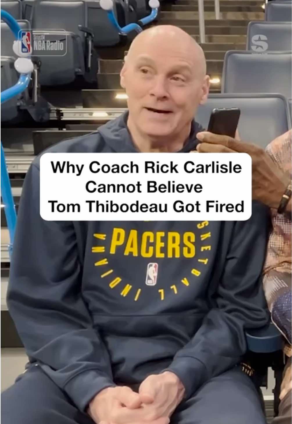 The NBA Finals are upon us and our team at NBA Today sat down with Pacers Head Coach Rick Carlisle about the dismissal of the coach he just beat, former New York Knicks Head Coach Tom Thibodeau. Shocked doesn't even begin to describe the reaction to the news. (via NBA Today on SiriusXM NBA Radio) #NBA #pacers #rickcarlisle #tomthibodeau #knicks