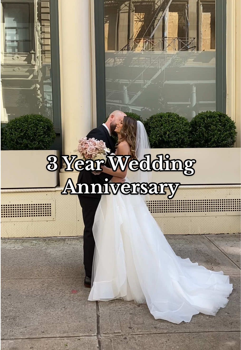 3 years married - I still love you 3000 🥹 #wedding #anniversary #marriage #vows #husbandwife #nycwedding #weddingtiktok 