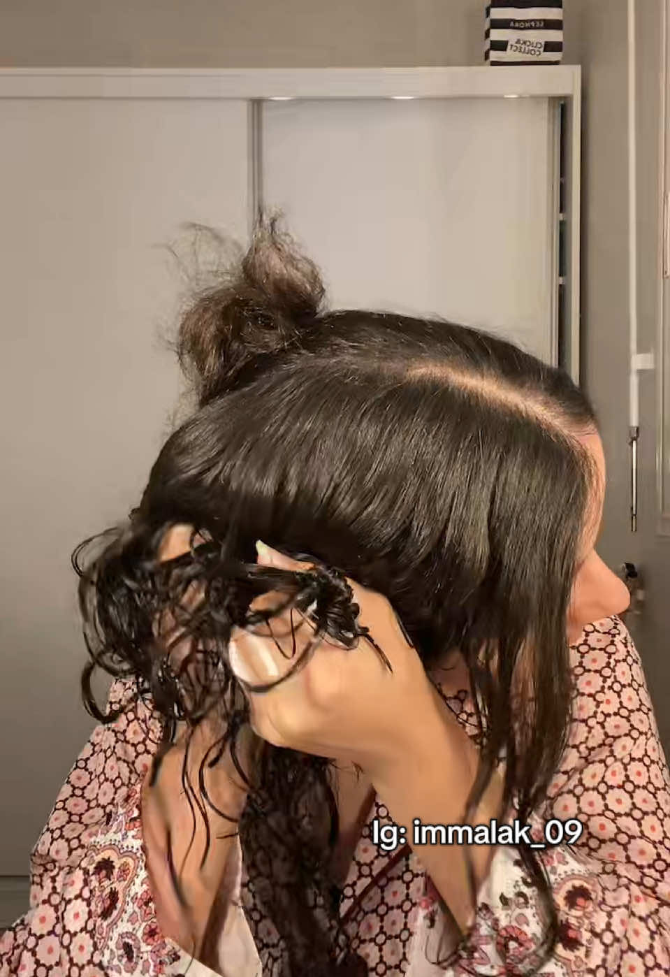 I was supposed to style it with the denman brush wlkn nsit 🥲 , INSTA/YTB: immalak_09 #fyp #curlyhair ##wavyhair #styling 