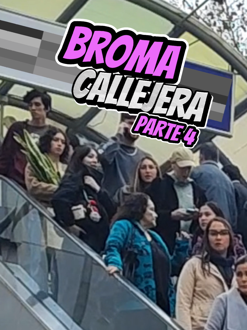 BROMAS CALLEJERAS 🤣 BROMAS ESCALERA MECÁNICA 🤣 BROMAS EN LA CALLE 🤣 PARTE 4 🔥 #bromas #bromasgraciosas #bromascallejeras #humorchileno #bromaescaleramecanica #parte4 #paolotuninetti