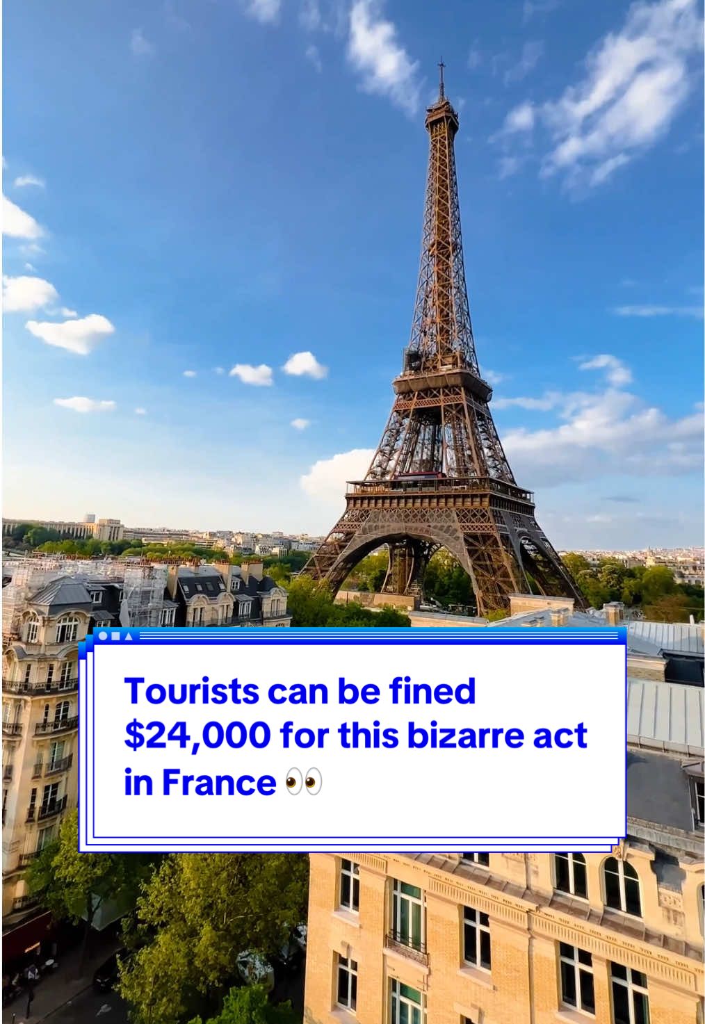 #Tourists can be fined $24,000 for this bizarre act in #France 👀 #europe #traveleurope #eurosummer #yahooaustralia 