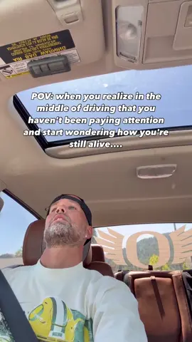 I'm afraid to admit how often this happens.... 😬#relatable #humor #facts #pov #driving #alive 