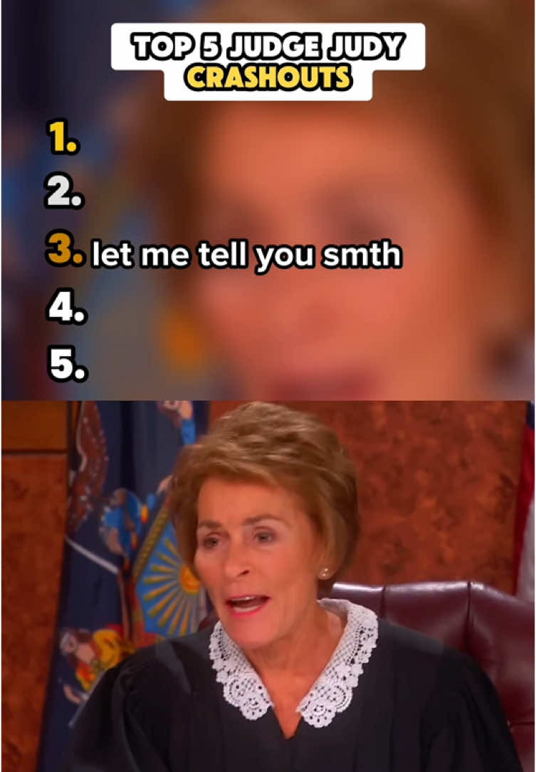 Top 5 Judge Judy Crashouts #judgejudy #court #funny #courtroomdrama #judge #funnyvideo #fyp