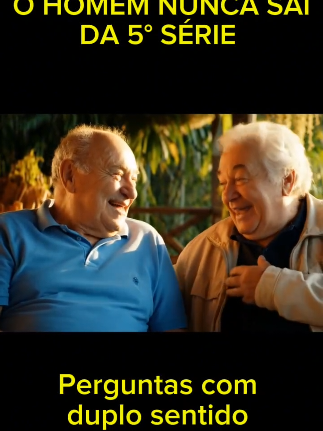 Dois senhores. Perguntas de duplo sentido, feito por ia. Pura arte , sem dignidade. #veo3 #duplosentido #geradoporia #piadas #piadasimprevisiveis #humor #humortiktok #humoria #senhores🗿🍷 #coroasnotiktok #piadadetiozao #ia #inteligenciaartificial 