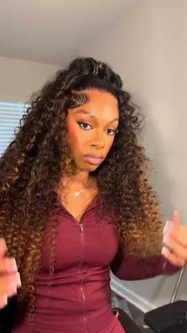 Watch me install this 28” Loose deep wave HD Lace, pre bleached, pre plucked and pre cut ombré unit from @Allovehair official store 💕 Link in b¡0  #fyp #HairTutorial #loosedeepwave #ombrehair #wigtutorial #wiginstall #foryoupage 