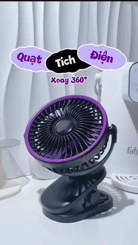 Quạt tích điện 3in1 mà còn xoay được 360° “Thủ Công” xịn xịn á mí bà | #bbshine #quattichdien #quattichdienxoay360 #xh #mebimsuachamcon #xhtiktok 