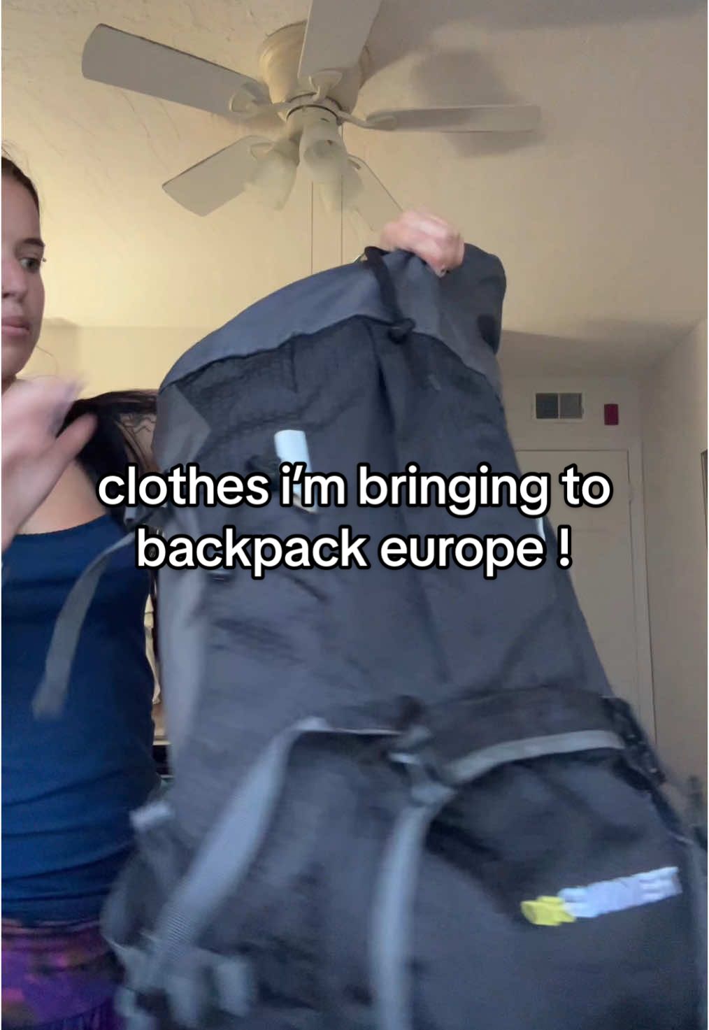 this is like the kinda unrealistic version i will probably have to downsize but gonna try to not #backpacking #solotravel 