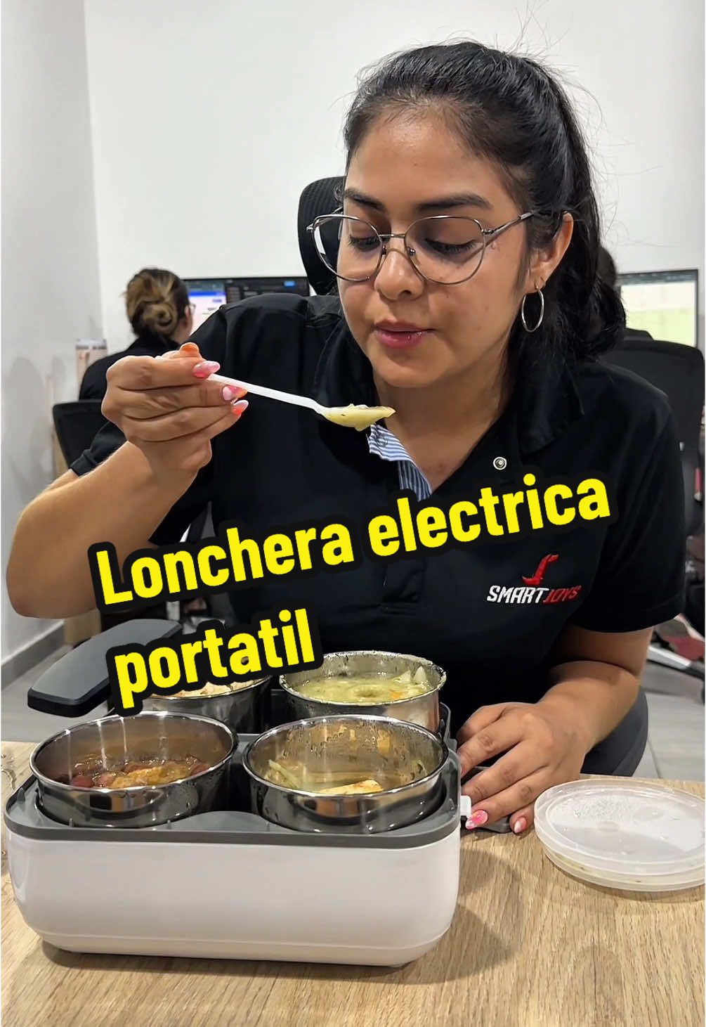 Comida caliente con esta Lonchera eléctrica portátil 😍 #lonchera #comida #portacomidas #parati #loncheras 