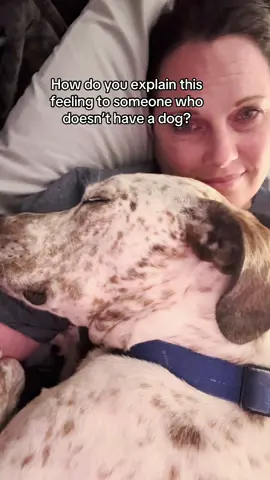 He might weigh 60 or 70 pounds by now, but he’s still a little cuddle buggy. Nothing better than the weight of a dog sleeping on you. Therapy. #dogsoftiktok  #doglover #dogmom