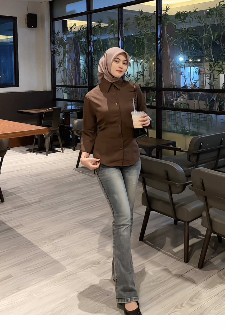 secinta itu sama wispie dan cutbray 🐻🤎 #kemeja #wispie #oufitideas #fyp 