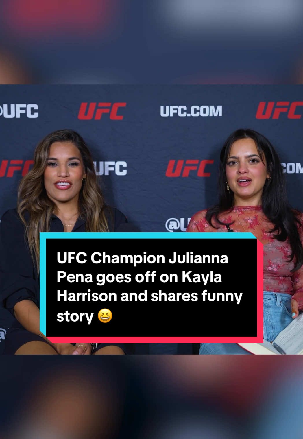 UFC Champion Julianna Pena goes off on Kayla Harrison and she’s absolutely hilarious! Can’t wait for UFC 316 #UFC #ufc316 #juliannapena #juliannapeña #kaylaharrison #prank #pranks #ninadrama #kickboxing #boxing #muaythai #muaythaifighter #muaythaifighter #taekwondo #jiujitsu #brazilianjiujitsu #jiujitsugrappling #jiujitsulifestyle #wrestling #wrestlingtiktok #wrestlingtok #fit #Fitness #grappling #karate #boxing #judo 