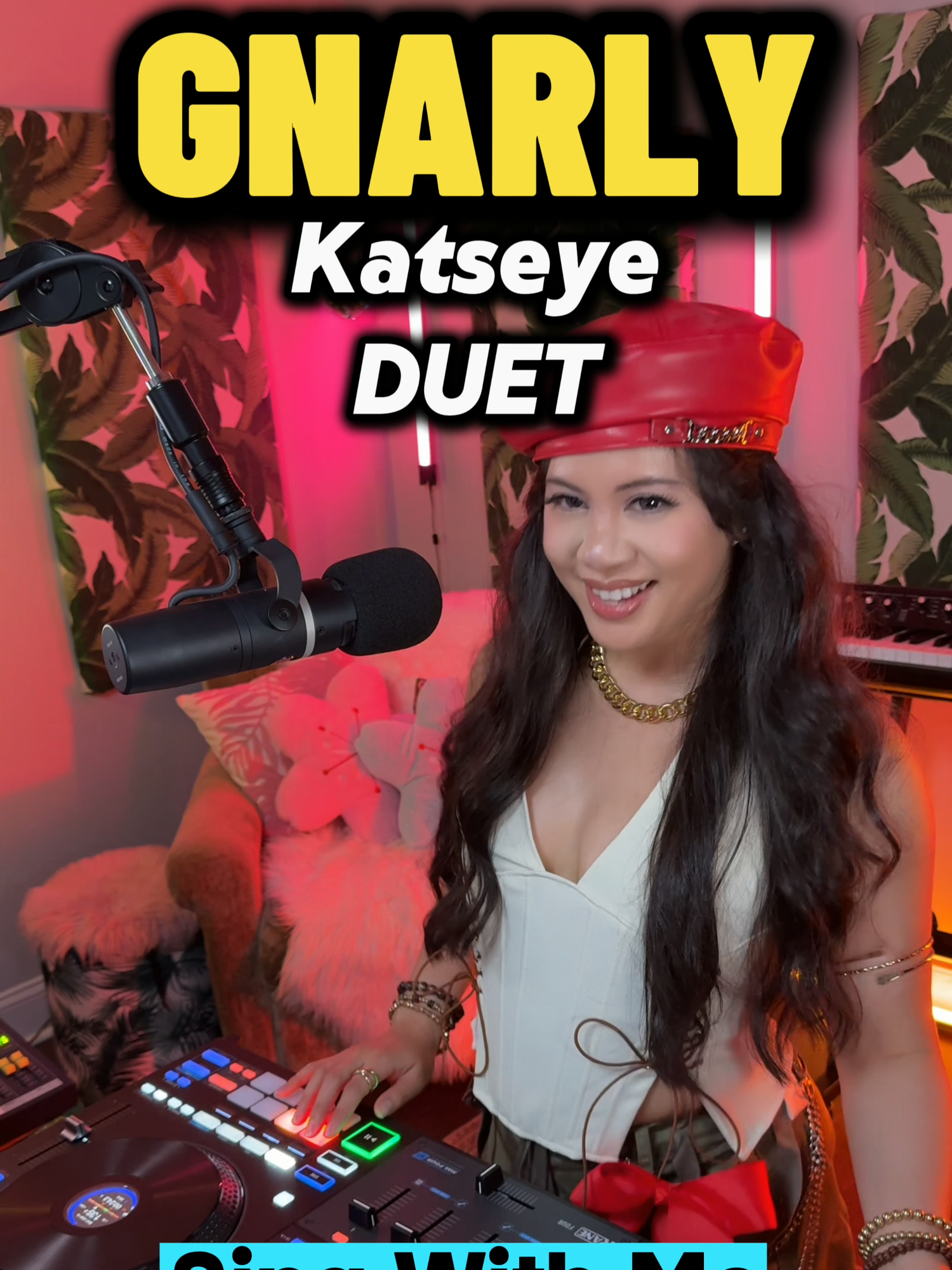 EVERYTHING'S GNARLY 😱.  KATSEYE #gnarly #katseye #SingWithMe #singingchallenge #popcornduet #duetthissong