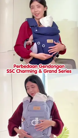 Ini dia perbedaan gendongan SSC Charming dan Grand Series🤗‼️ #GendonganBayi #perlengkapanbayi #peralatanbayi #dialoguegroup 