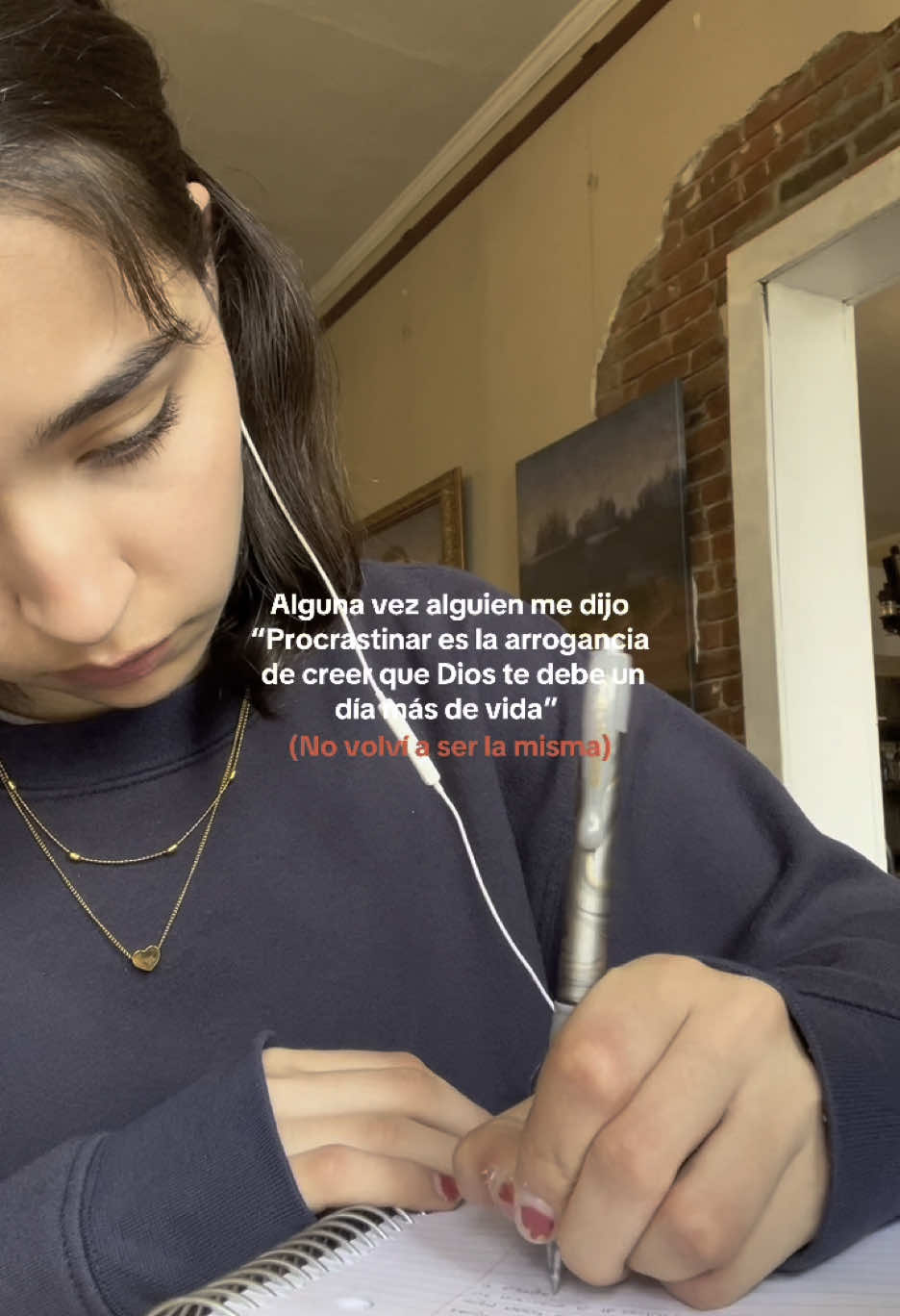 #catholicgirl #jovenescatolicos #jovenescristianos #frase #procrastinar 