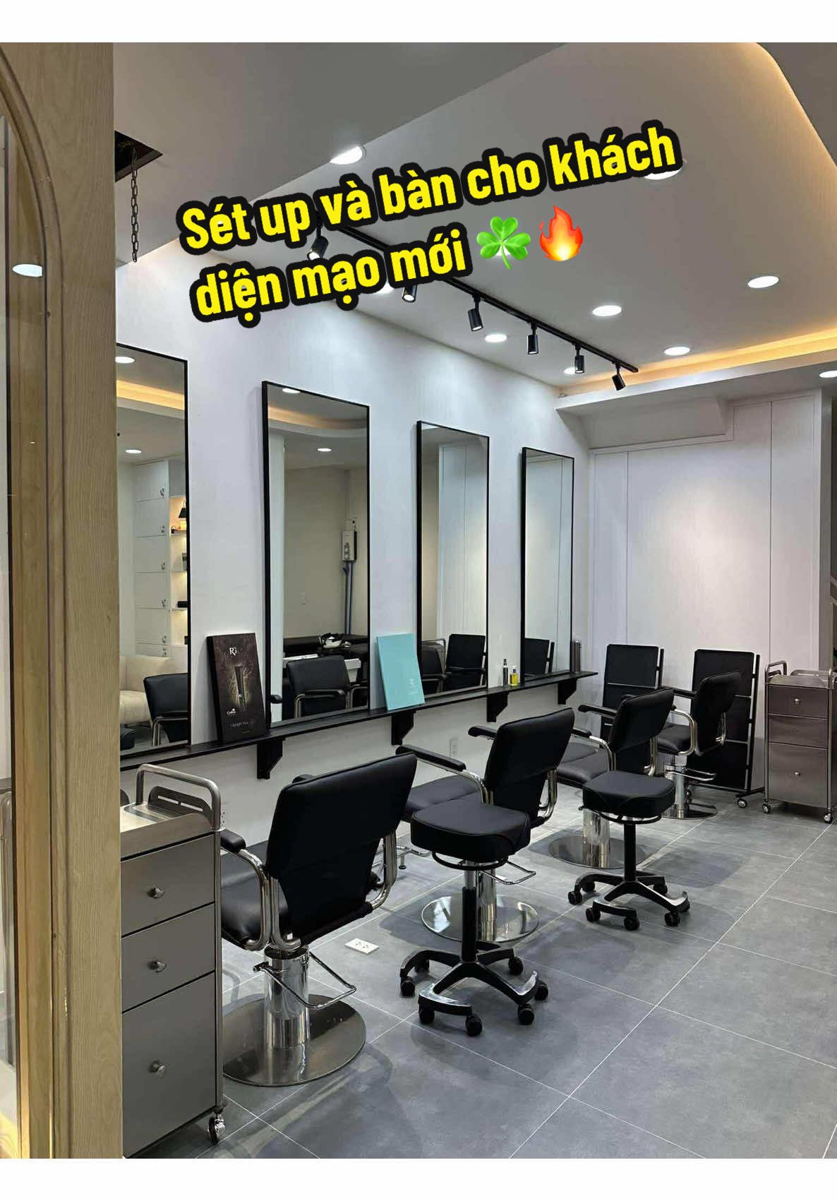 Thay đổi diện mạo mới cho khách hàng 🔥☘️#hairsalon 