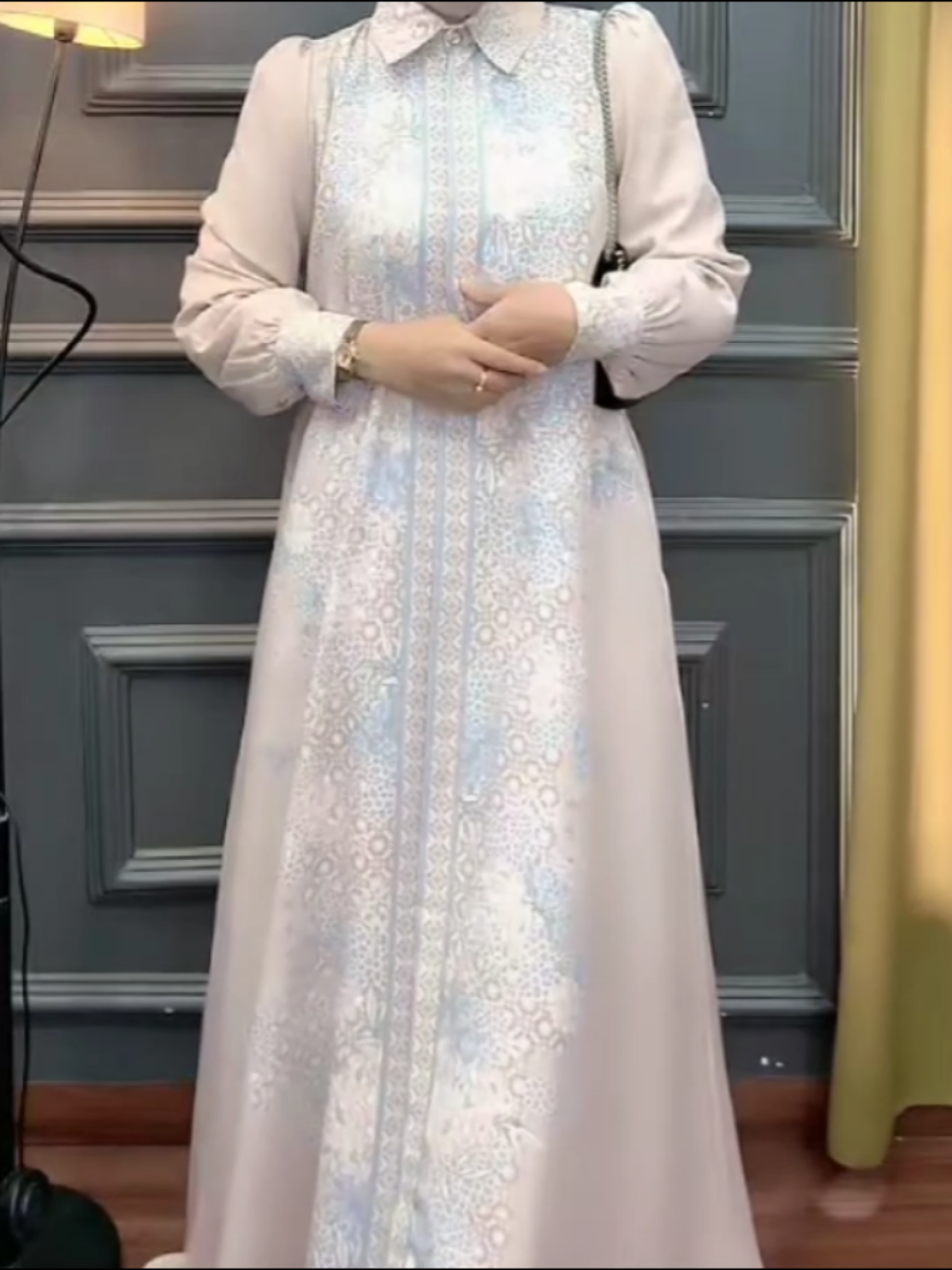 Nazla Dress Cantik Elegan dan Manis #bajulebaran #gamiskekinian #fashionwanita #viraltiktok #gamiselegan 