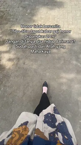 Gaji honor dipangkas 20% tetap semangat para pejuang #fyp #fypage #guru #buguru #anggarandipangkas 