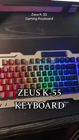 Zeus k-55 gaming Keyboard #keyboard #gamingkeyboard #rgblights #computersetup #keyboards #computeraccessories 