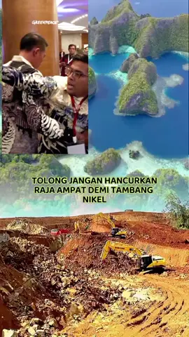 TOLONG JANGAN HANCURKAN RAJA AMPAT DEMI TAMBANG NIKEL! Raja Ampat bukan hanya surga wisata dunia, tapi juga rumah bagi ribuan spesies laut dan masyarakat adat yang hidup selaras dengan alam. Kehadiran tambang nikel mengancam ekosistem yang rapuh, merusak keindahan alam yang tak tergantikan, dan mengorbankan masa depan demi keuntungan sesaat. 🔴 Alam bukan untuk dieksploitasi, tapi untuk dijaga. 🔴 Jangan tukar keindahan abadi dengan kerusakan permanen. 🔴 Suara kita bisa menyelamatkan Raja Ampat! #SaveRajaAmpat #TolakTambangNikel #LindungiAlamIndonesia #JagaRajaAmpat #RajaAmpatBukanTambang #SuaraUntukRajaAmpat #StopEksploitasiAlam #RajaAmpatWarisanDunia #TidakUntukTambang #savenaturesavefuture 