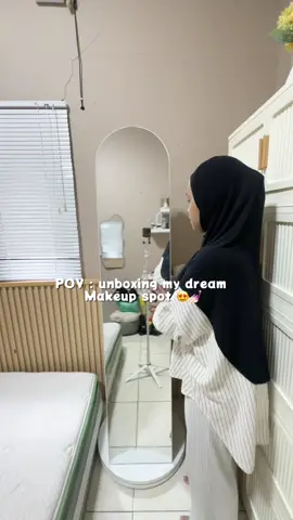 Gila ! Se estetik ini tp murah banget loh 🥹😍💗 #fyp #rakmakeup #mejarias #mejariasminimalis #mejariasaesthetic #pira 