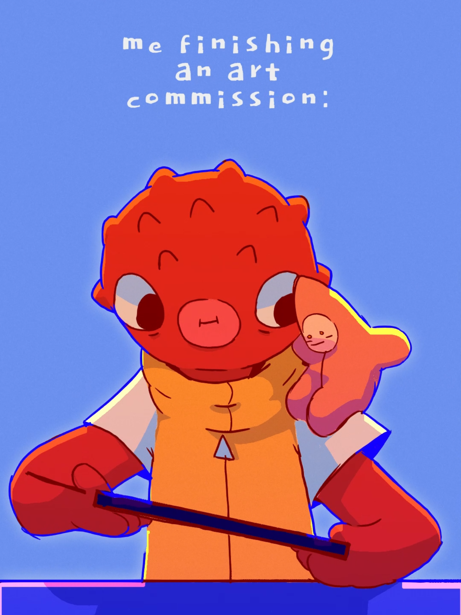 Never 👏 forget 👏 the 👏 glitter ✨✨ #2danimation #oc #ocs #artfight #artfight2025 #animation #2danimation #fish #artist #artfight #tvpaint #art #framebyframe  #pufferfish #trolls #glitter