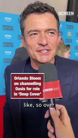 Orlando Bloom went method for his new role in action comedy 'Deep Cover'. The actor spoke to Screen at the #SXSW premiere about channelling Oasis' Liam Gallagher when his character goes undercover as a Mancunian. 🍿 'Deep Cover' hits Prime Video June 12. #orlandobloom #deepcover #interview #oasis #liamgallagher #filmtok #movietok #fyp