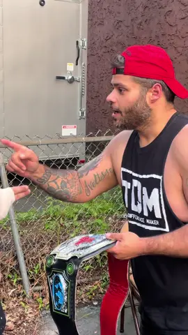 This just happened #IWA Tag Champion #wrestling #WWE #aew #newjersey #raw #viral #tagteam 