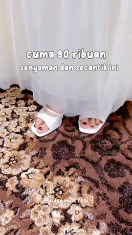 super nyaman dan cantik banget di heels nya kak 😍😍😍 #sendalwanita #heelsviral #heelswanita #sepatukondangan 