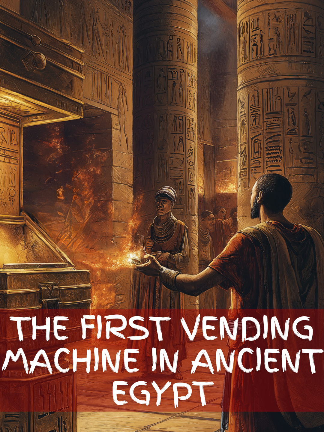 Did you know the world’s first vending machine was invented in ancient Egypt? It dispensed holy water for a coin! 🏺✨ #FunHistory #WeirdInventions