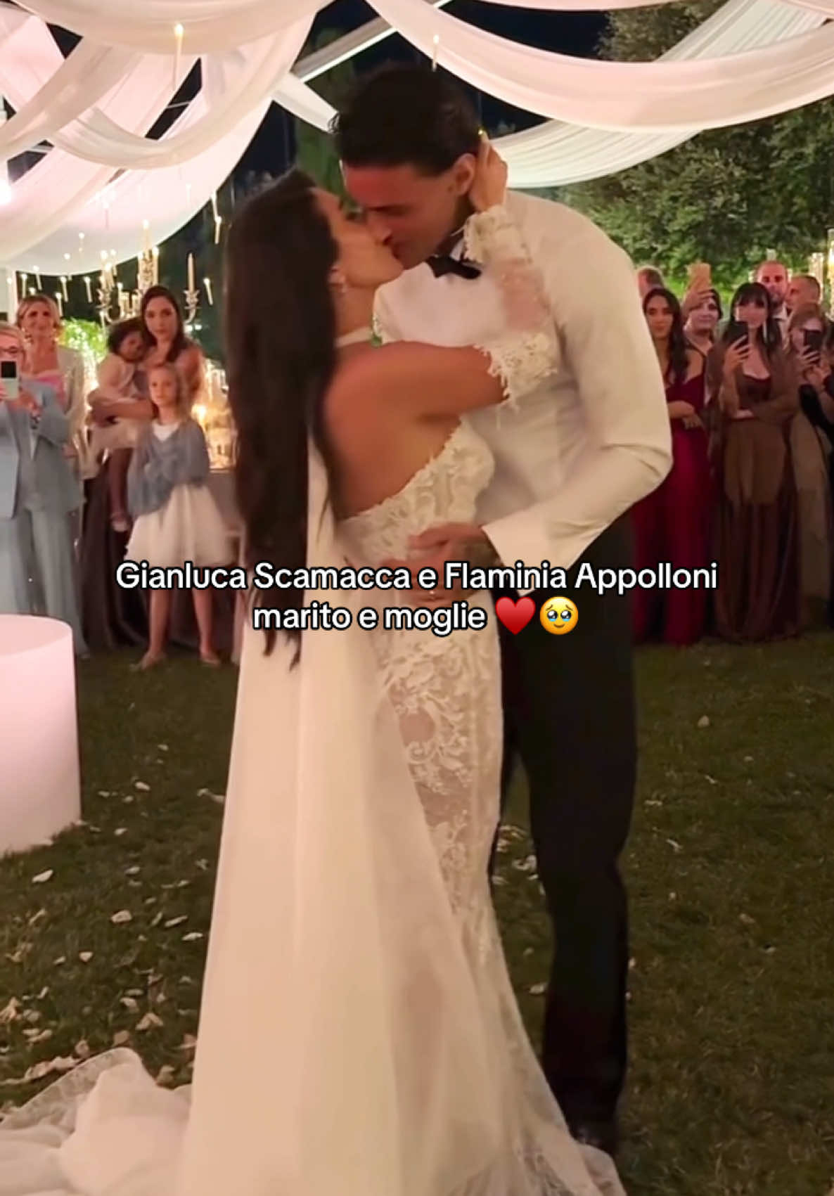 CASA ♥️🏡 #GianlucaScamacca - attaccante dell’Atalanta - ha sposato la sua #FlaminiaAppolloni 💍 #Verissimo #davedere 
