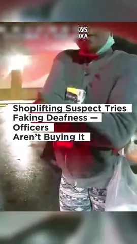 Shoplifting Suspect Tries Faking Deafness — Officers Aren’t Buying It3#cops #police #copsoftiktok #bodycam