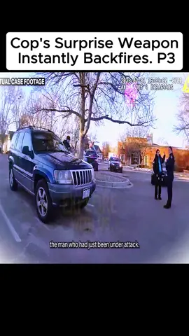 Cop's Surprise Weapon Instantly Backfires #fyp #usa #cops #police #criminal #bodycam #cam #situation #shorts