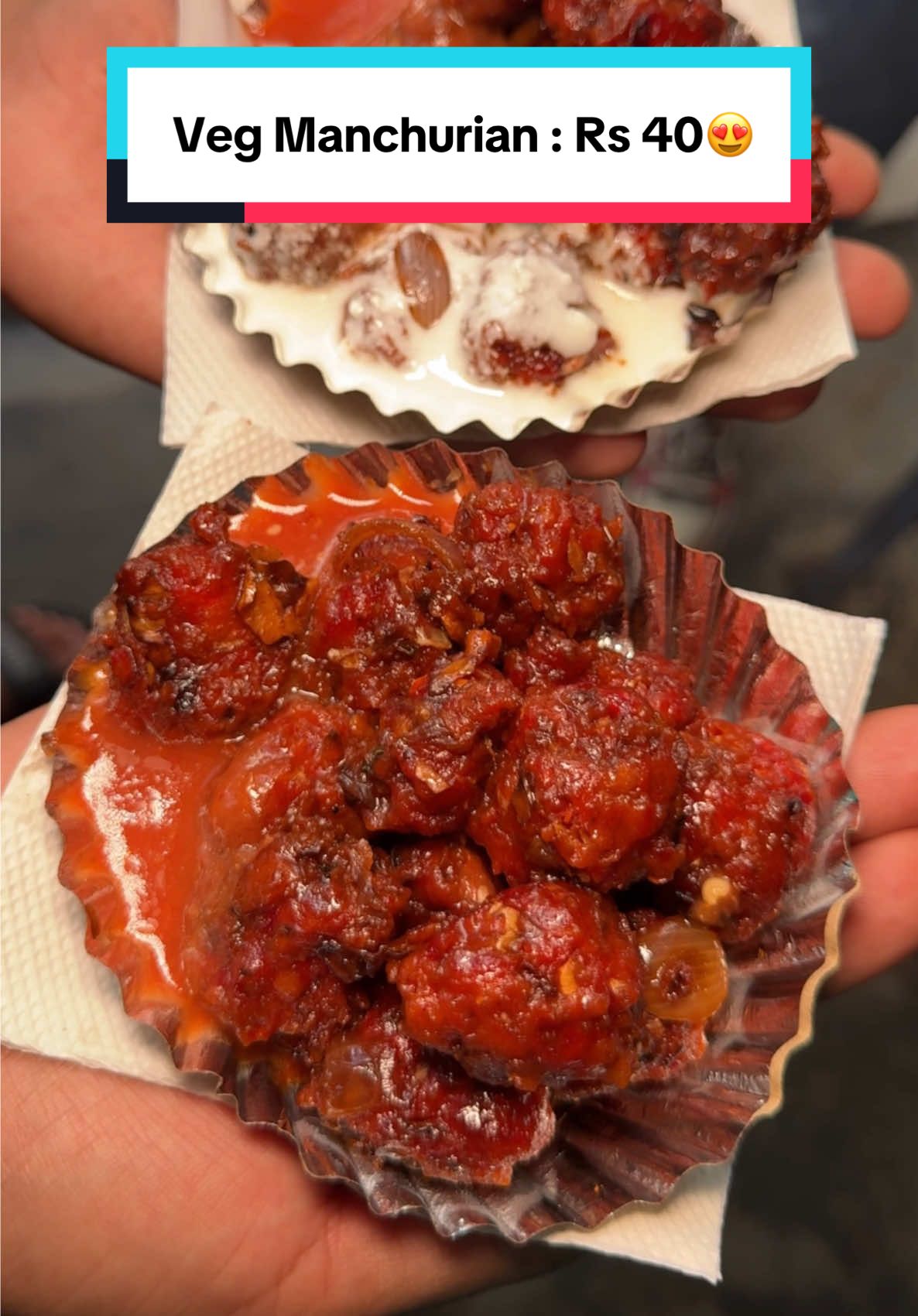 Veg Manchurian : 💰Rs 40  📍: Butwal ,  Ram mandir line  Sasto mitho Veg Manchurian 😍👌 . . #foodinbutwal #vegmanchurian #vegfood #manchurian #streetfood #indianchinesefood #localfood #foodtiktok #FoodTok #butwal #butwalfood #nepalifood #trending 