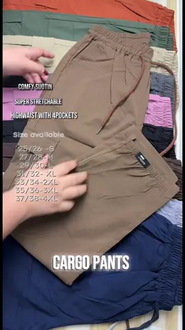 Sobra gaganda pa ng quality #cargopant #highwaist #skinnytype #women/men#pants #outfi #pangwork #pangporma #garterized #joggerpants #cottonspandex 