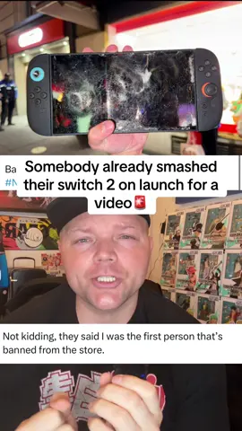 Somebody already smashed their switch 2 or launch🚨 #switch2 #nintendo #foryou