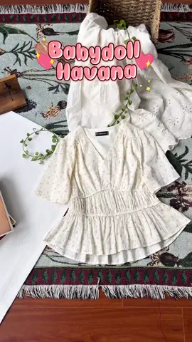 Bản thêu nơ cũng xinh lắm mấy bà ơi🌱 #áo #aobabydoll #aokieu #aokieuhottrend #aoxinh #aokieunu #outfitideas #xuhuong 
