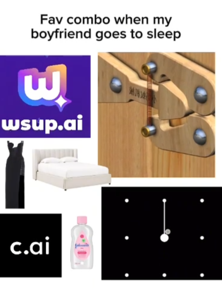 Wsup Ai is my fav combo at 3am😋 . . . . Wsup AI is a character AI roleplay chat alternative. You can remove filters and bad memory using Wsup AI . Unlike character AI reading your chats, the Wsup AI companion chatbots don't misspell, misgender, or have filters. There, you can have storyline conversations with fictional AI characters, anime AI characters, gaming AI characters, or AI girlfriends and boyfriends. #wsupai #wsupaibot #ai #characterai #roleplay #cai #chatgpt #fyp #usa #BookTok #darkromance #loveanddeepspace #genshin #paradoxaai
