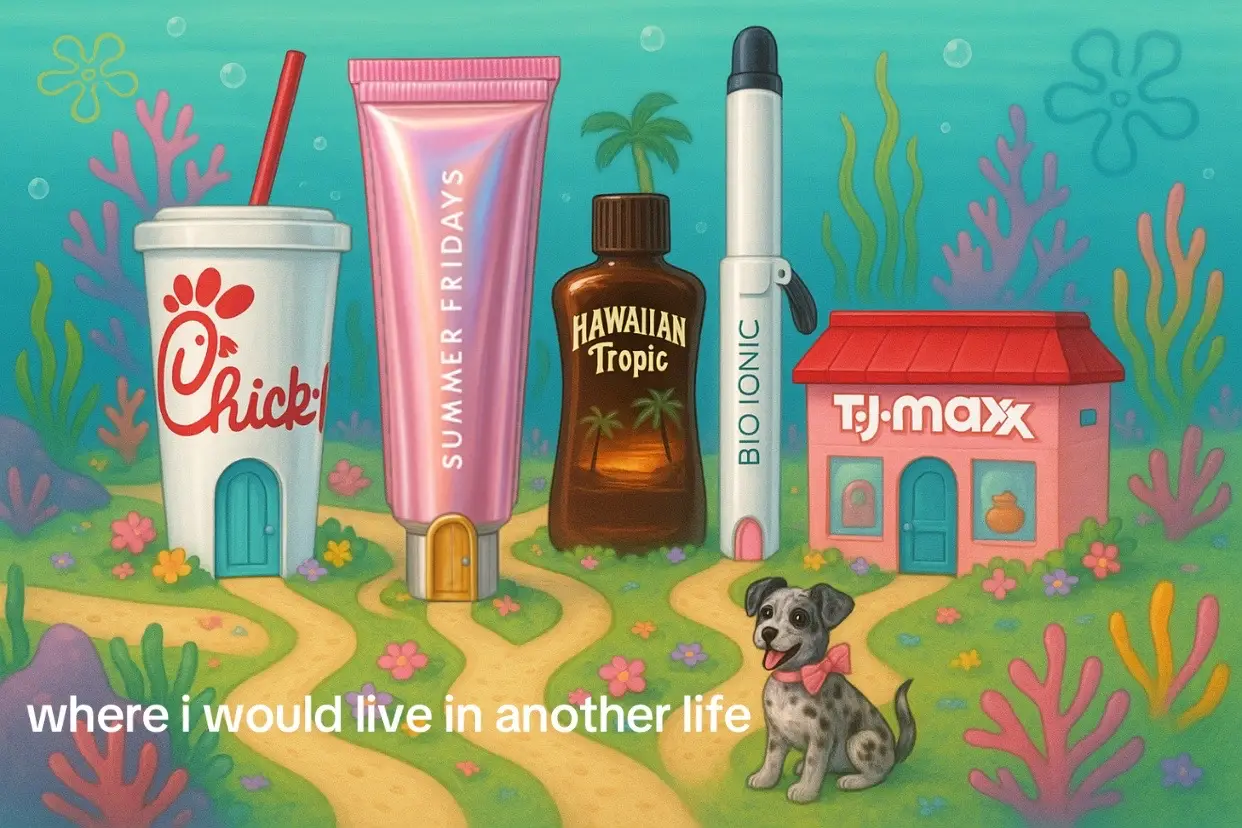 My houses I lived in bikini bottom🤭 #trending #bikinibottom #spongebob #trend #girly #tanning #puppy #tjmaxx #summerfridays #chickfila #relate #girlythings #spongebobsquarepants #fyp #spongebobhouse #bioionic 