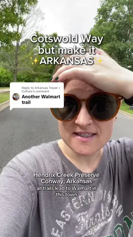 Replying to @Arkansas Travel + Culture Here’s our third trail that runs behind a Walmart in Conway! #arkansas #conwayarkansas #hendrixvillage #hendrixcollege #walmart #walking #walkingtrail #naturepreserve 