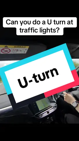 Are you legally allowed to do a U-turn at traffic lights? #learntodrive #passyourtest #passmytest #drivinglessons #fyp #drivingtestsuccess #drivingtesttips 