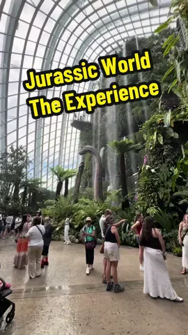 🦖🦕Jurassic World: The Experience at Cloud Forest, Gardens by the Bay✨ #singapore #jurassicworld #cloudforest #gardenbythebay #dinosaur #jurassicpark #exploresg #scenery #fyp #tiktoksg @Gardens by the Bay 