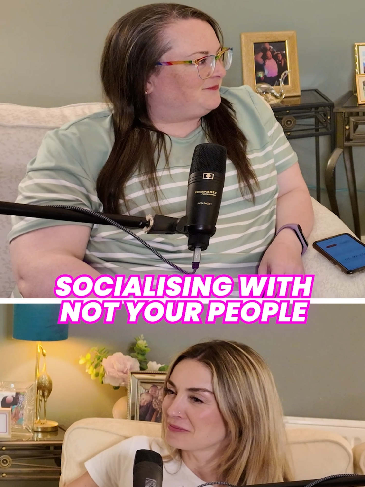 When your mate brings their mate… and the vibes are off 😬  #wgtmpodcast #podcasts #realtalk #relatable #mumsoftiktok #social #friends #awkward