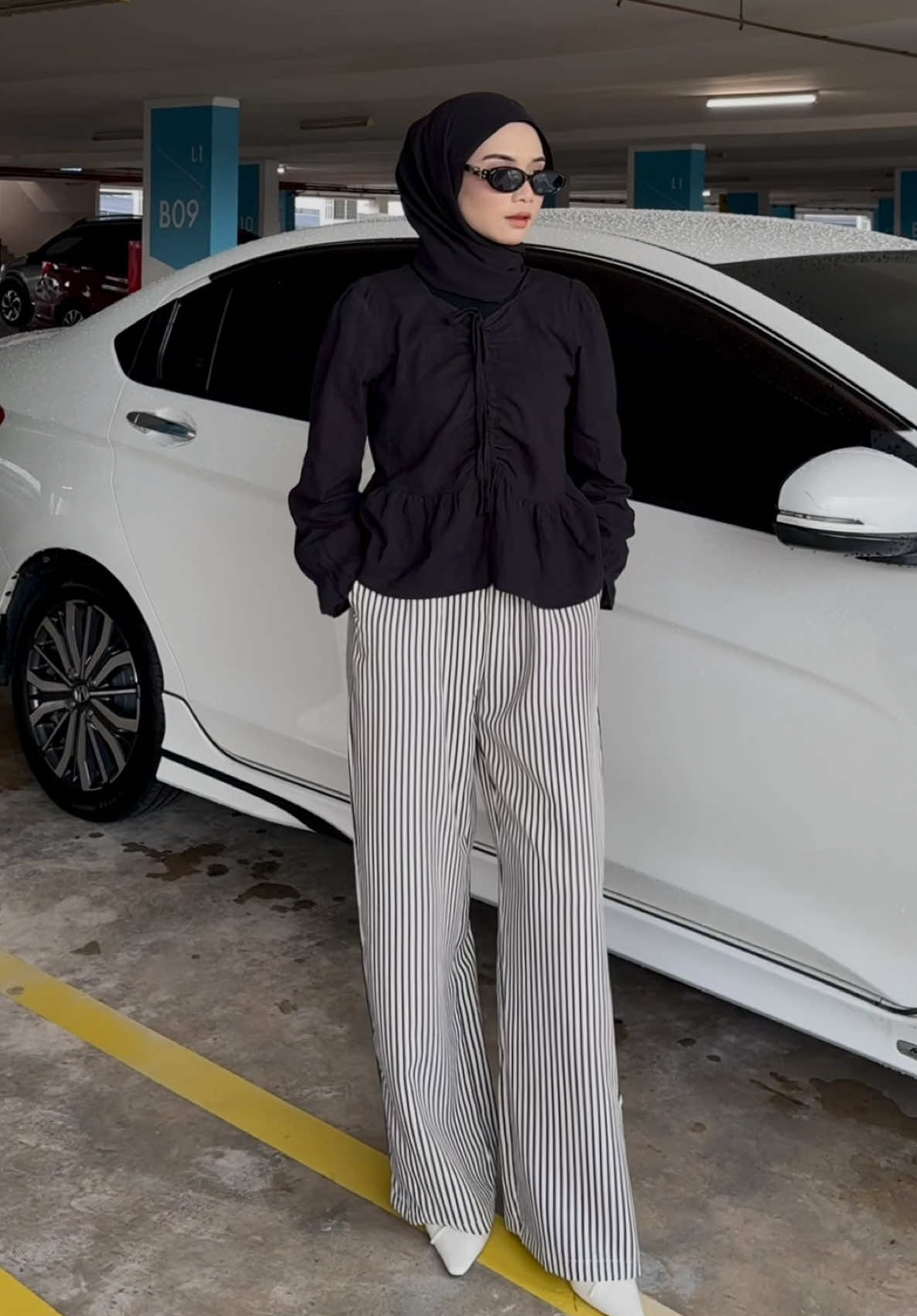 Comfy outfits 🖤 #baggypants 