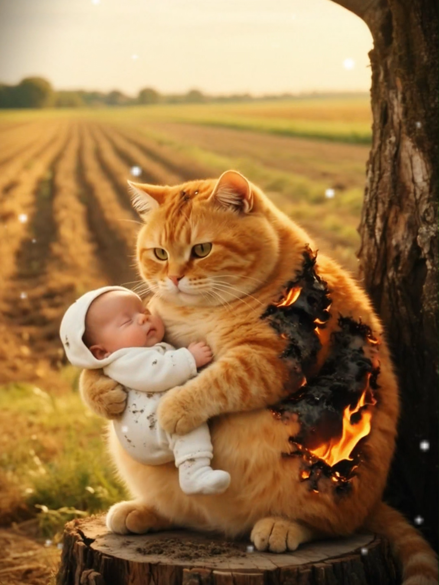 #ai #fyp #viralvideo #cute #aivideo #aiart #cat #orangecat #fatcat